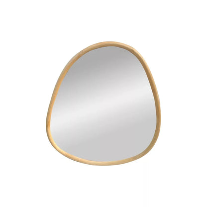 CONTOUR MIRROR NATURAL WOOD 83X85X3CM