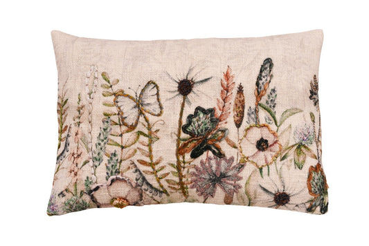 Embroidered Cushion  Flora - Butterfly 40*55
