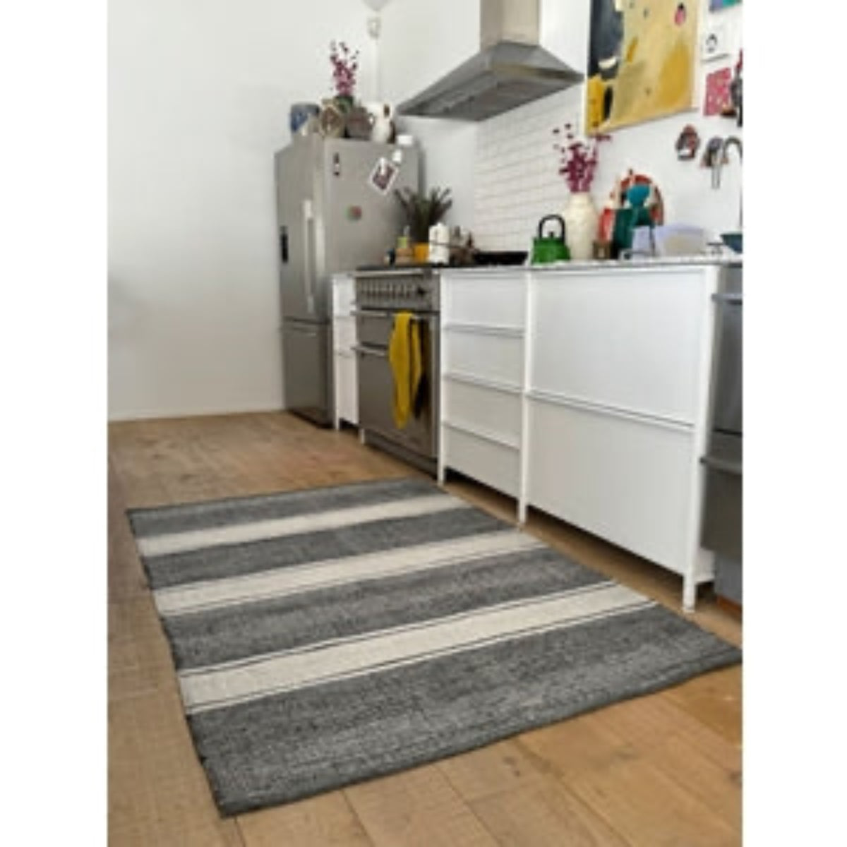 Rug Recycled PET Striped 120x180cm