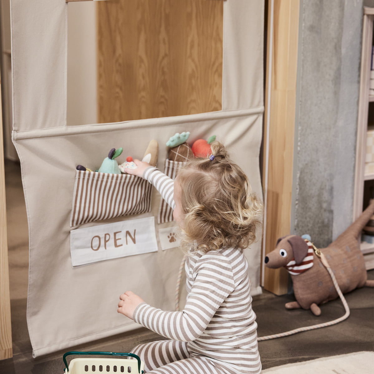 OYOY Mini - Yummy Mini Store play door, multicolored
