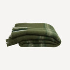 Plaid Green Throw