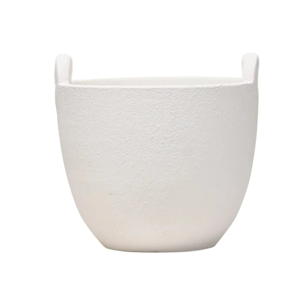 Rene 2 Handle Planter - White