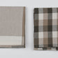 Giant Check Tea Towel S/2 Olive