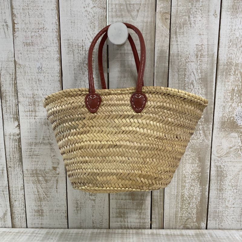 French Market Basket with Deluxe Handle - 3 colours