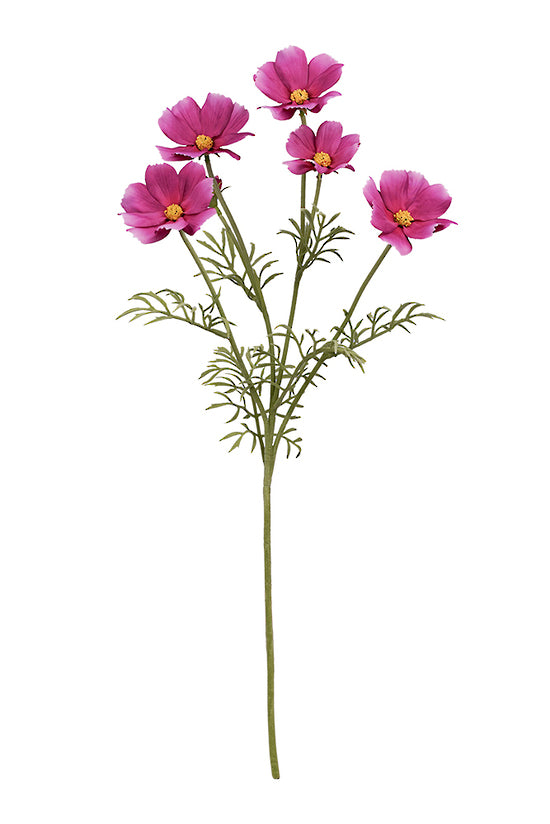 Cosmos Spray 62cm Fuchsia Pink