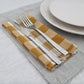 Charcoal Pin Stripe Placemat S/4