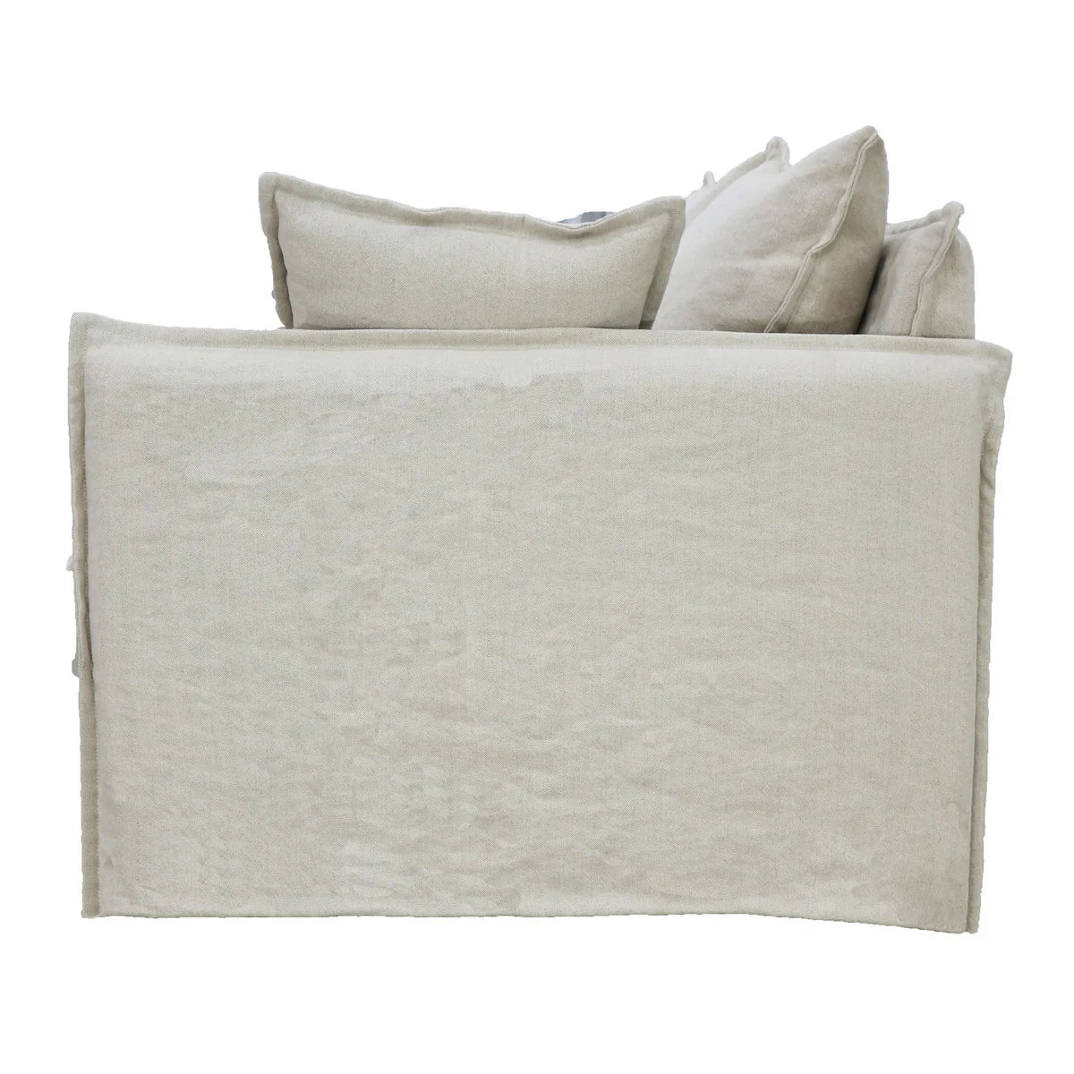 Slip Cover 3 Seat Sofa - Salt & Pepper