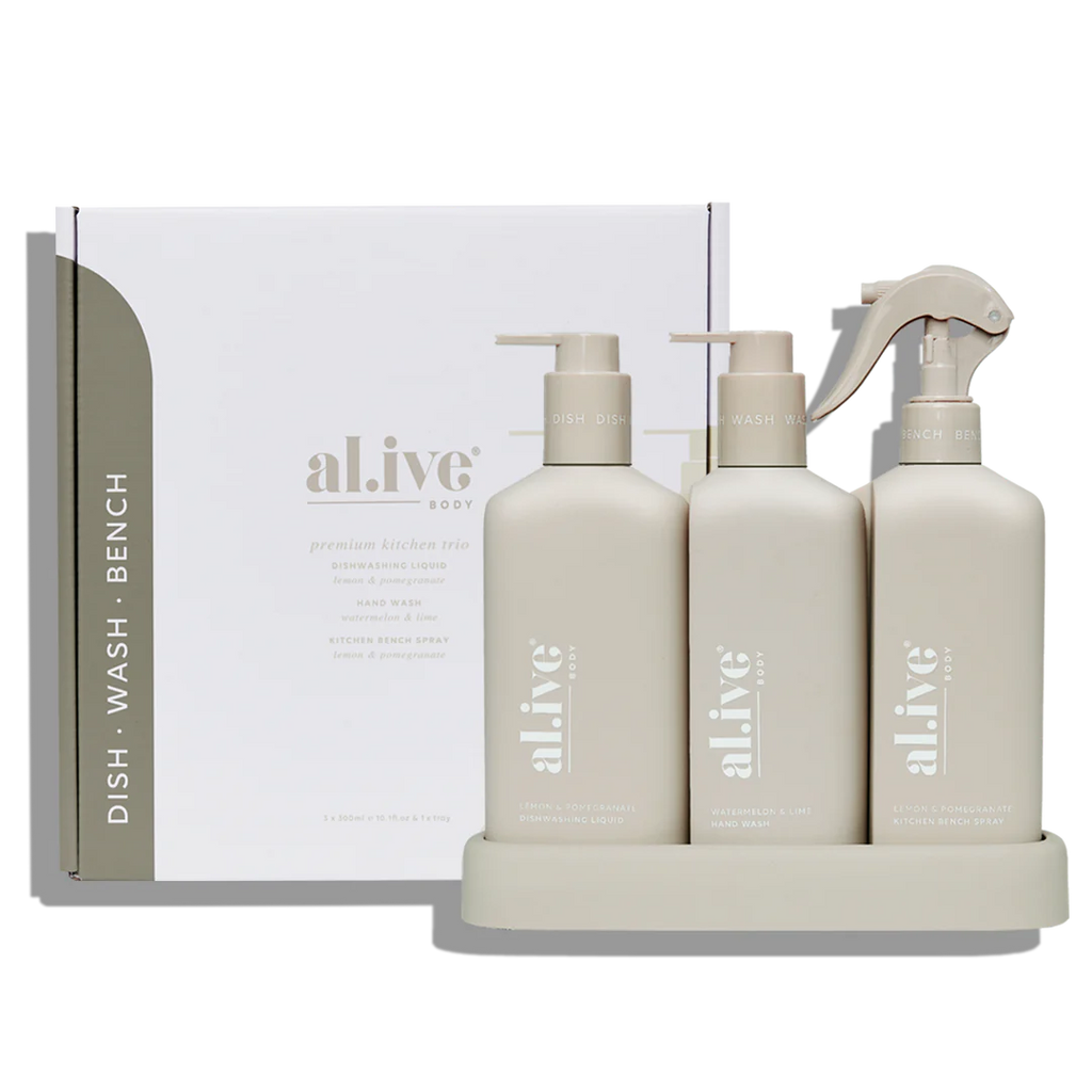 Al.ive Kitchen Trio - Lemon & Pomegranate + Watermelon & Lime