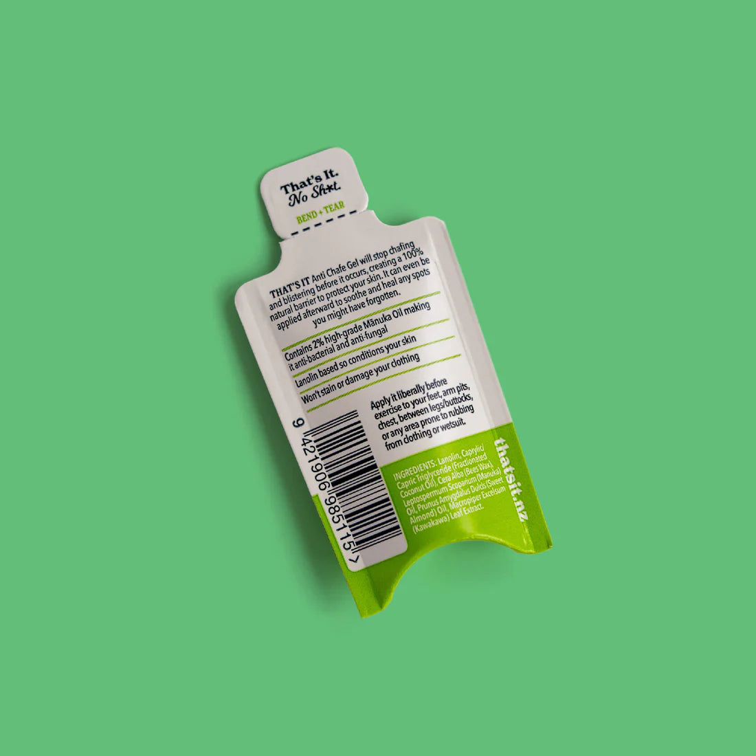 That’s It Anti Chafe Gel Single Serve Sample Sachet