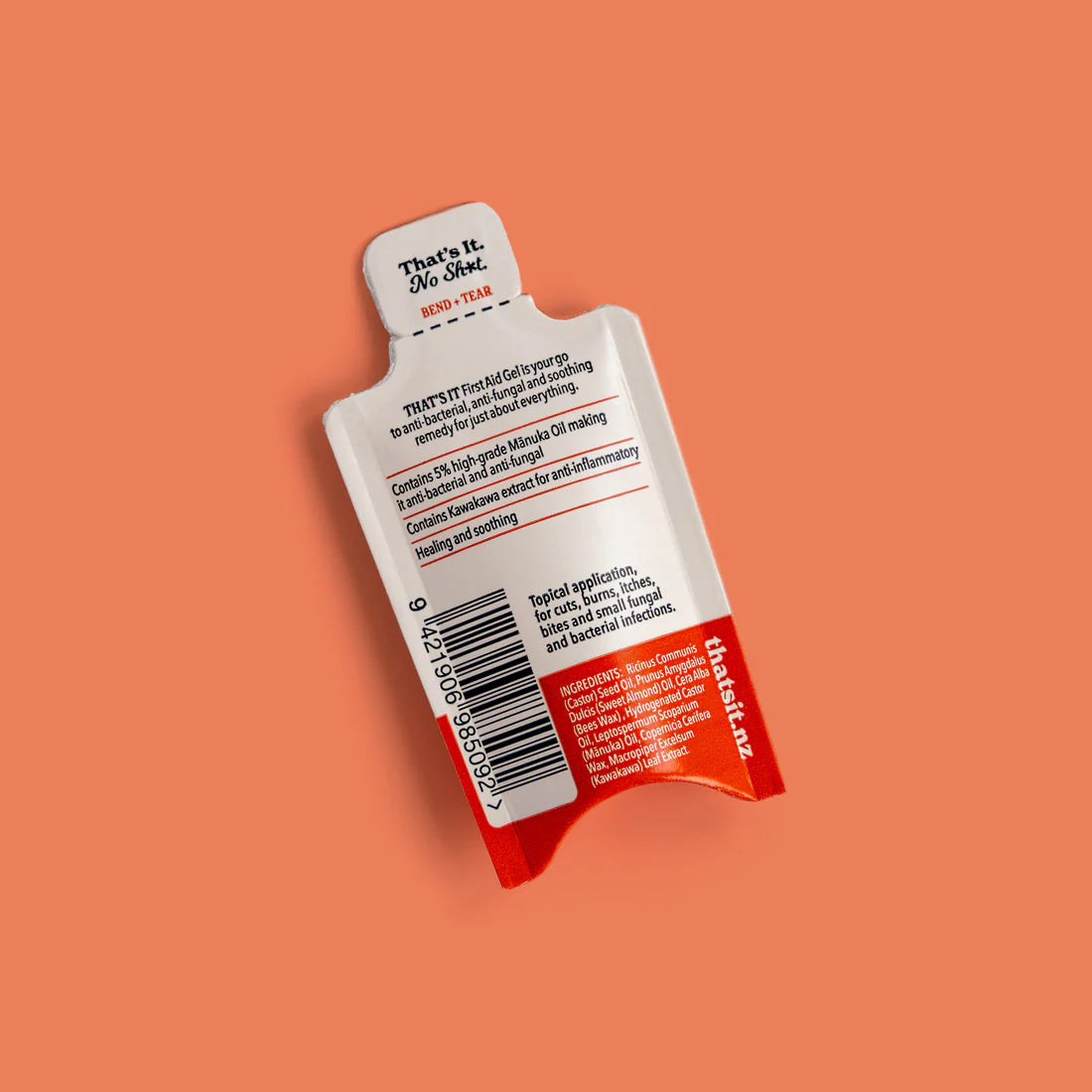 That’s It Mānuka Oil First Aid Gel 8ml 8ml single serve sachet
