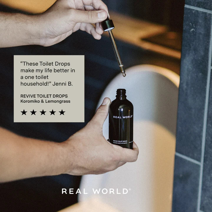 Real World Koromiko Leaf & Lemongrass Toilet Drops