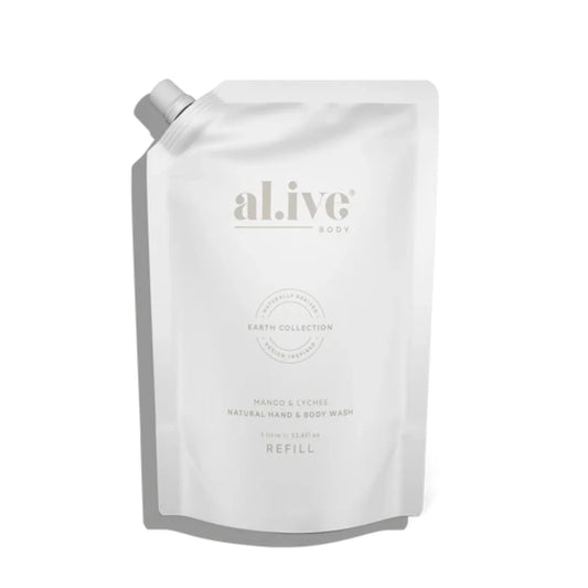 Al.ive Mango & Lychee Hand & Body Wash Refill