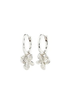 Charmaine hoop earrings silver-plated