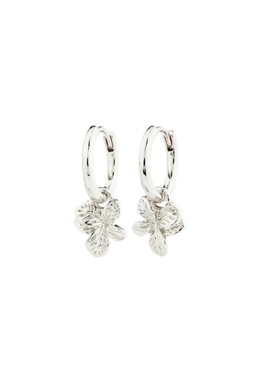 Charmaine hoop earrings silver-plated