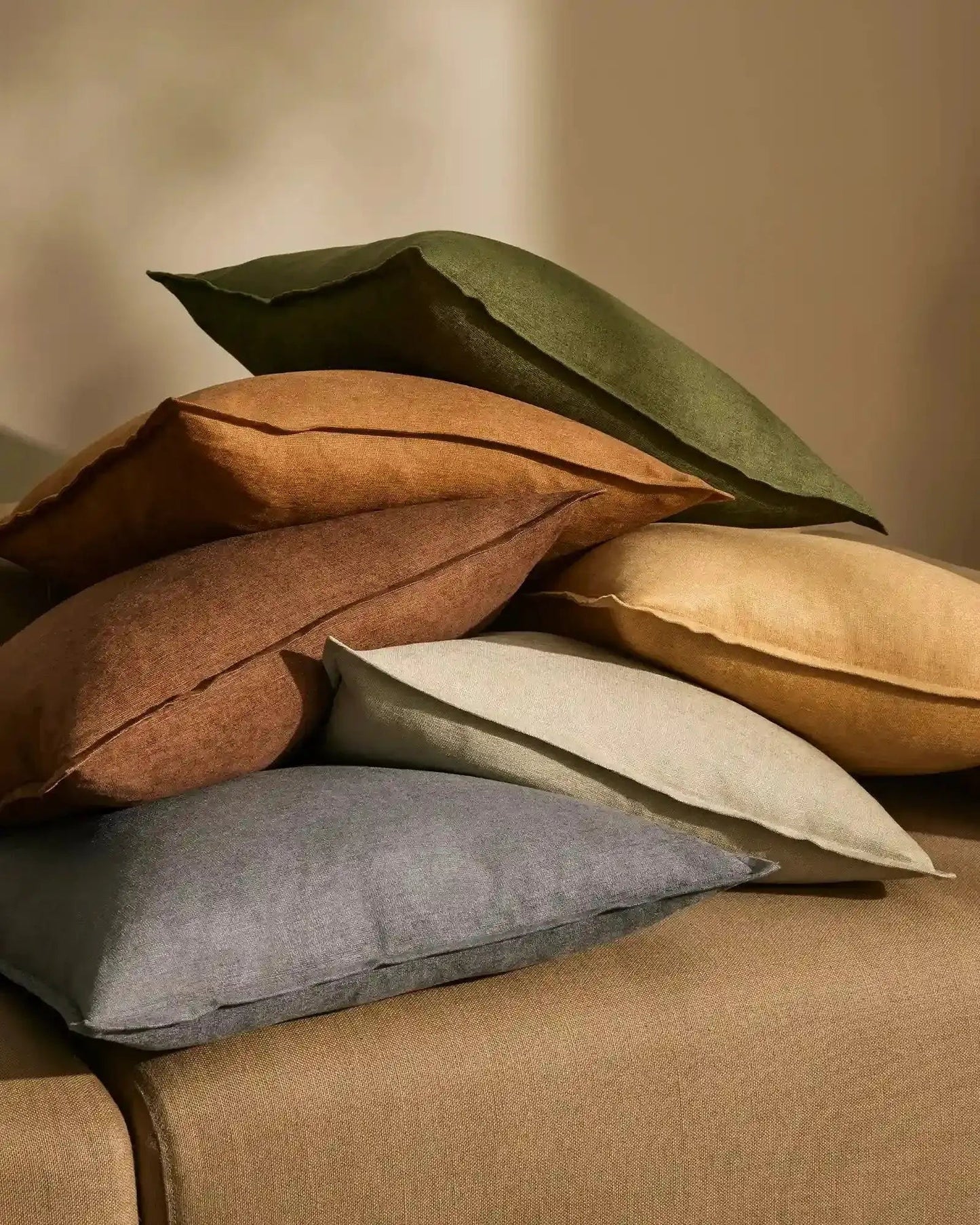 FIORE LINEN BLEND CHENILLE CUSHION 40 X 60CM choose from 9 colours