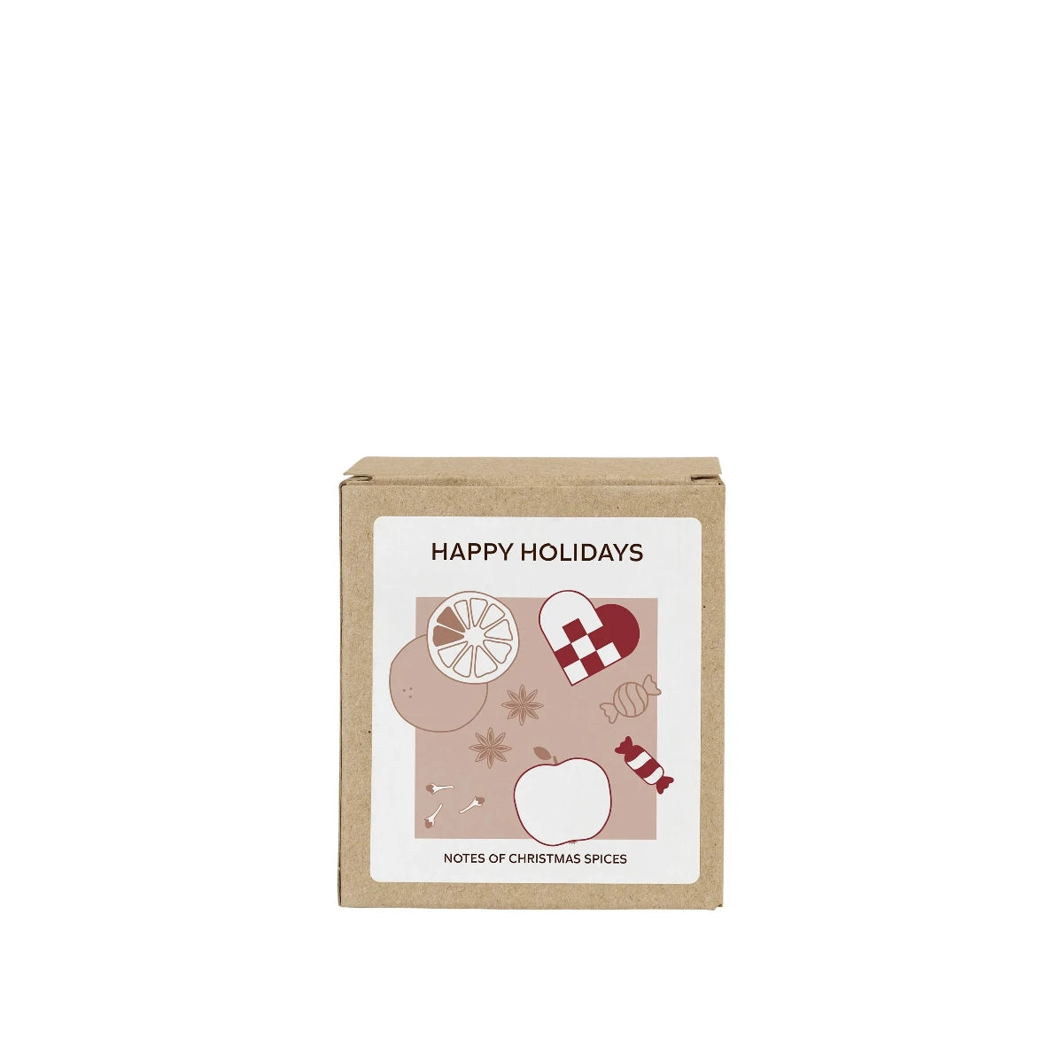 BROSTE Christmas Scented Candle - Happy Holidays