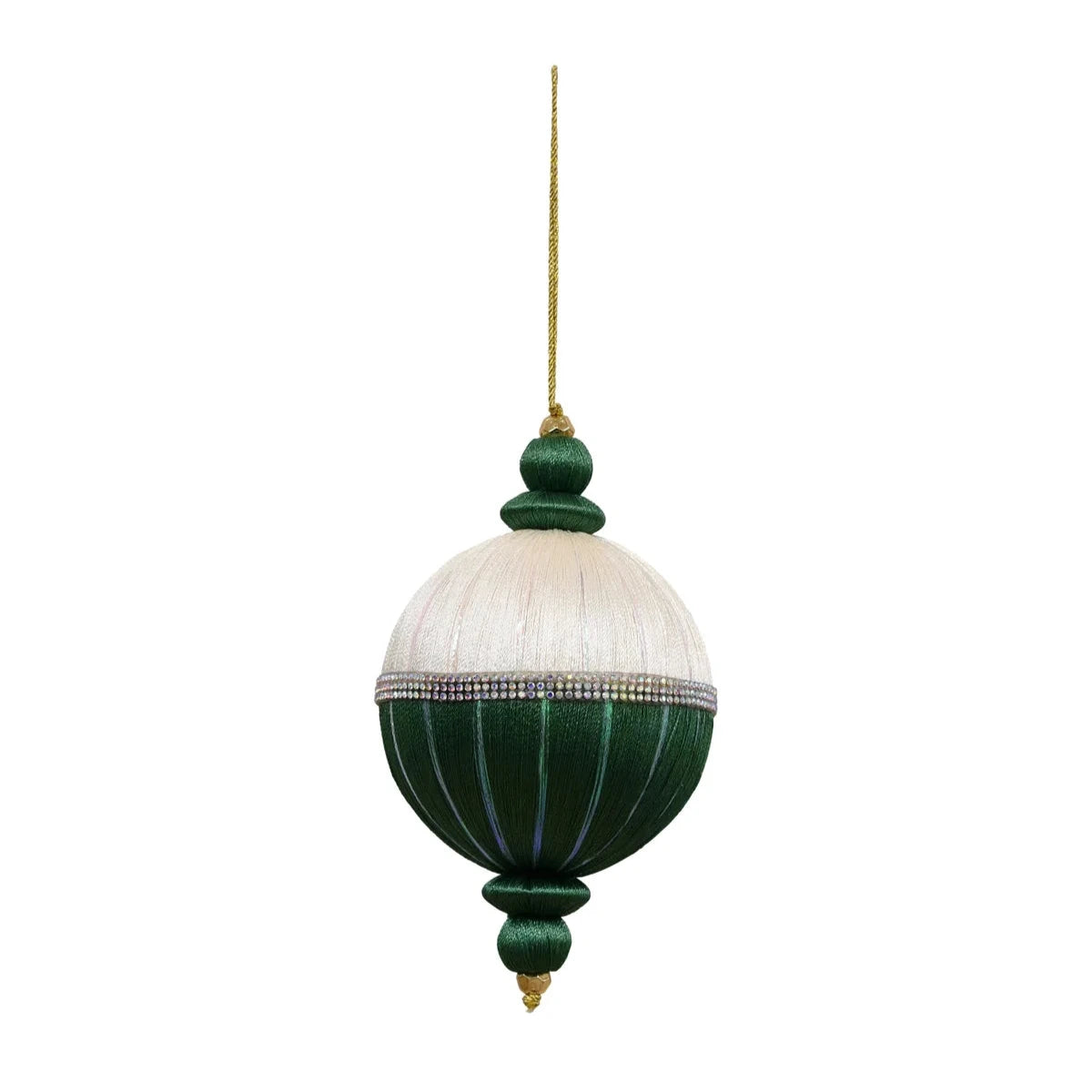 MAJESTIC Hanging Decal Ball - White & Green