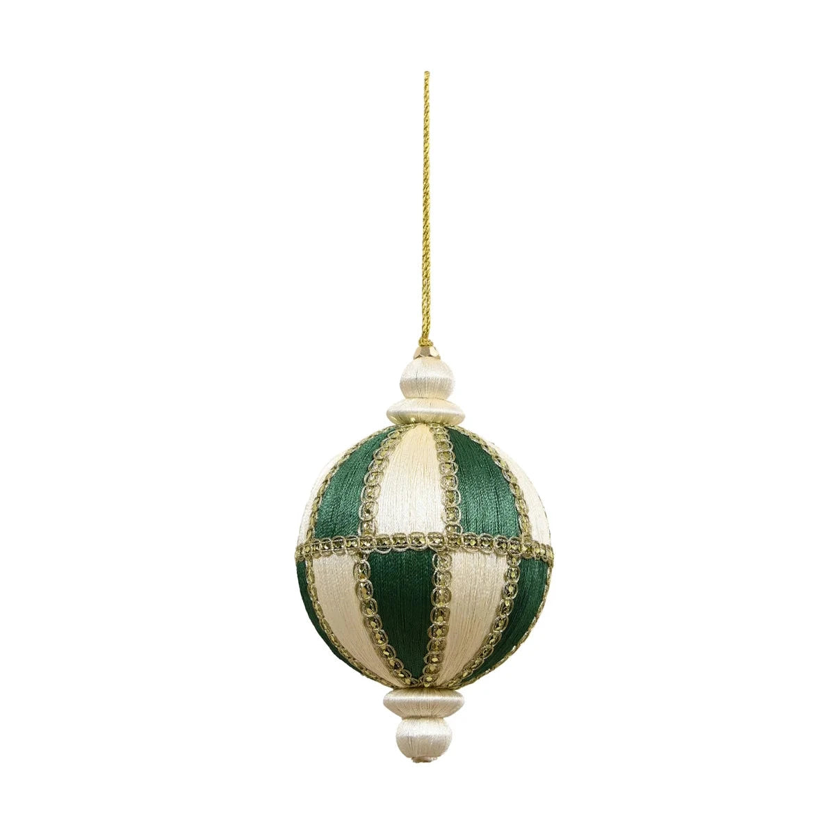 MAJESTIC Hanging Decal Ball - White & Green