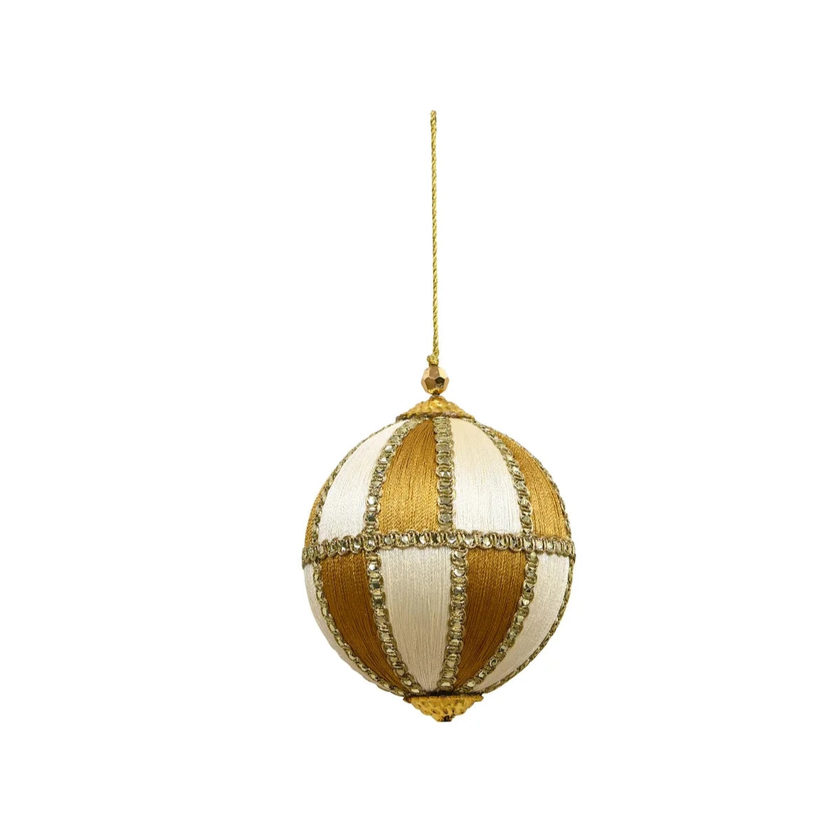 MAJESTIC Hanging Ball - Gold & White