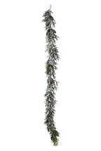 Frosted Alpine Fir Garland w/Cones