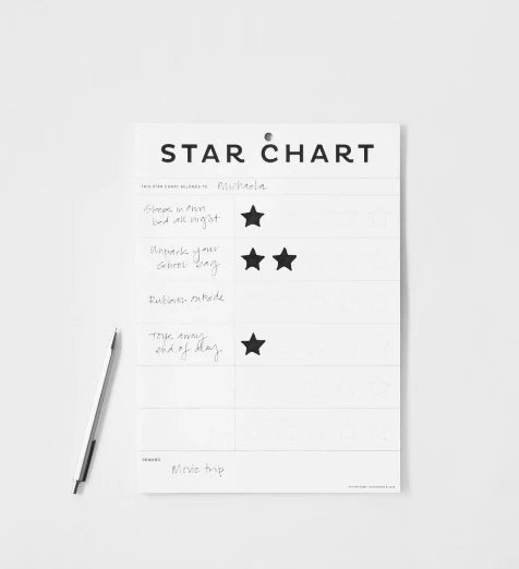 Father Rabbit Stationery | A4 Star Chart
