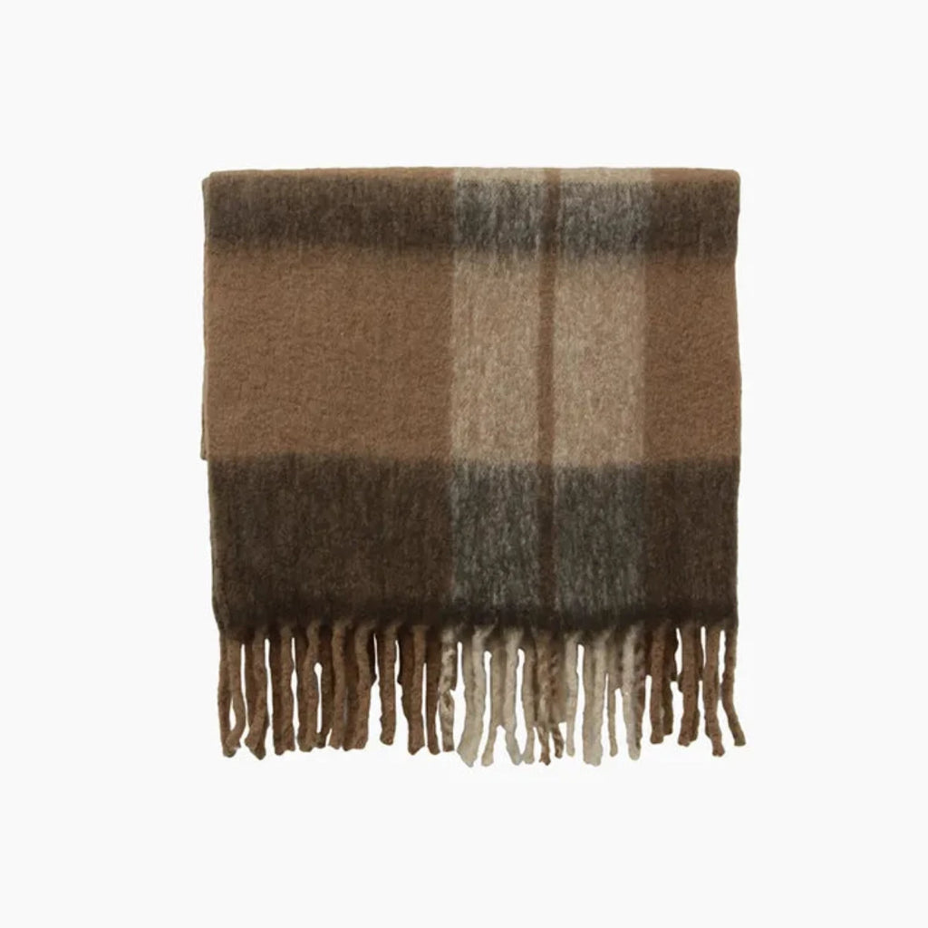 Canopy Plaid Tassel Throw