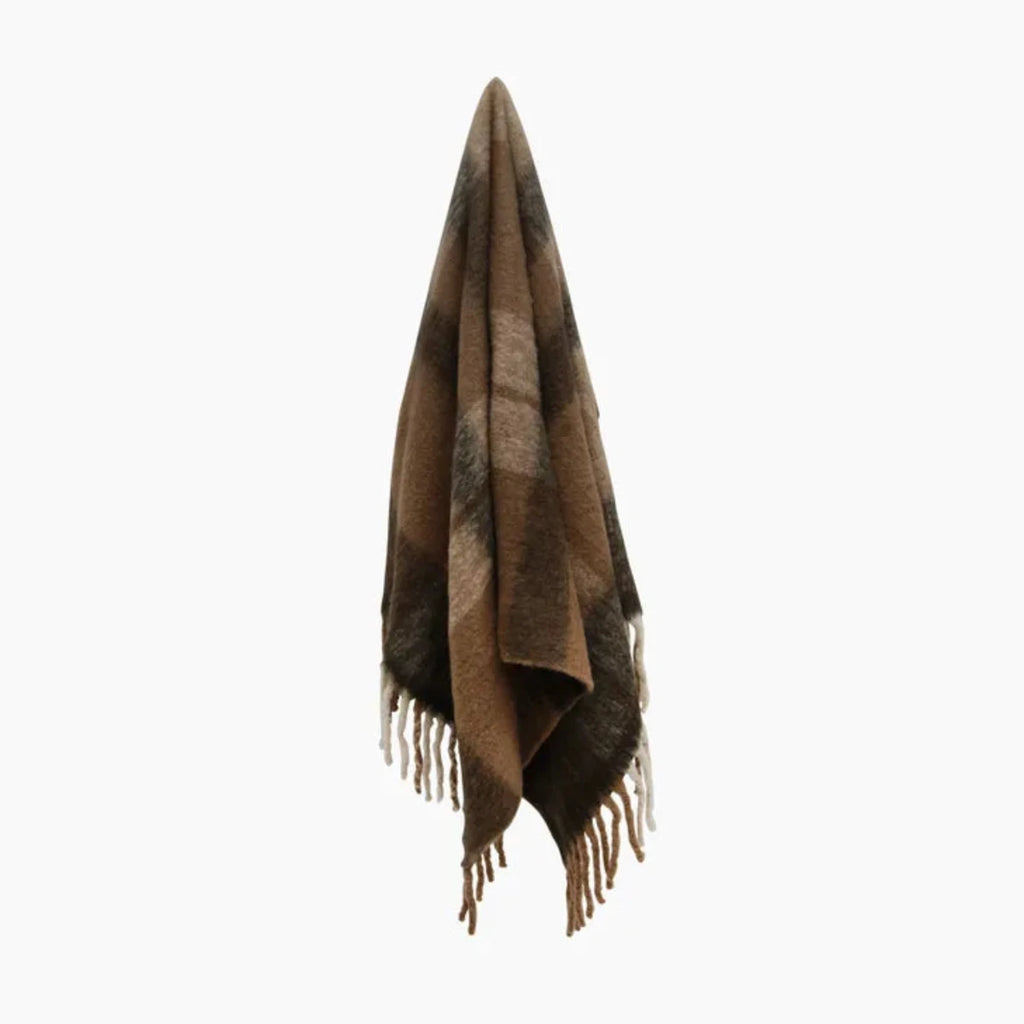 Canopy Plaid Tassel Throw