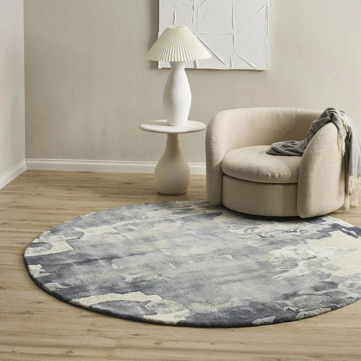 Cape Brett Round Floor Rug 210d - preorder