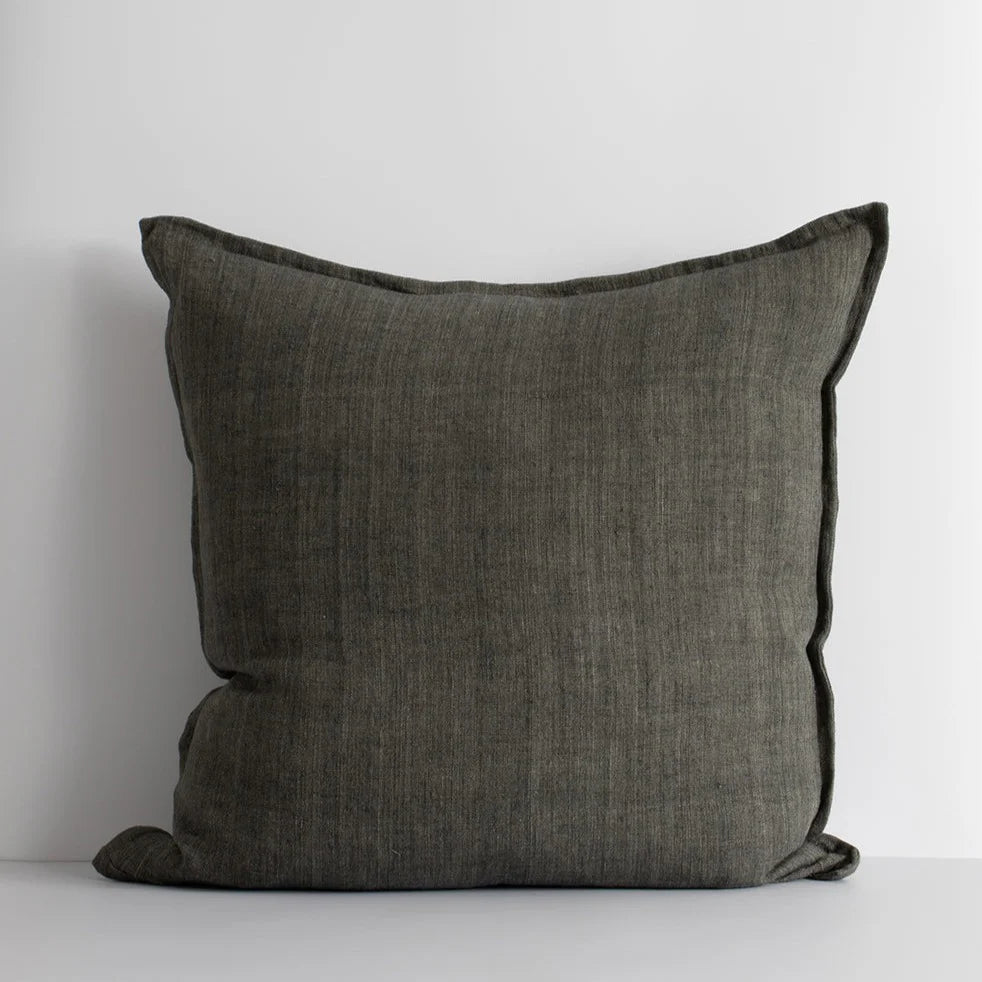 Cassia  Feather 55x55cm Cushion - Nori