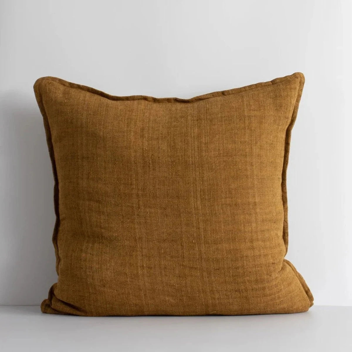 Cassia  Feather 55x55cm Cushion - tobacco