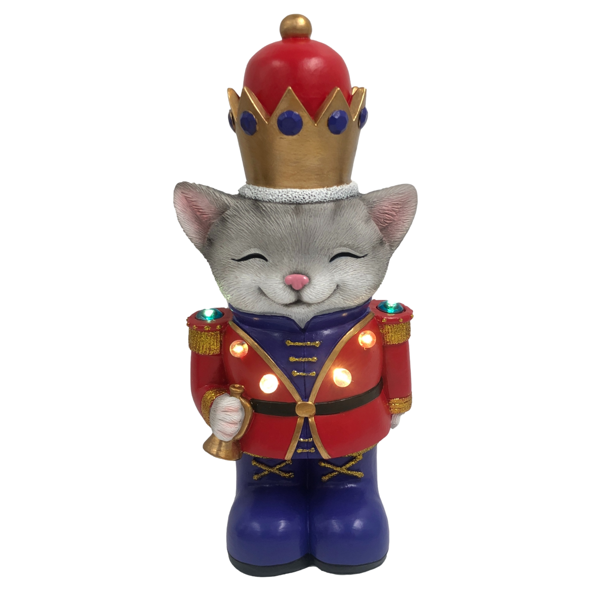 LED Nutcracker Cat