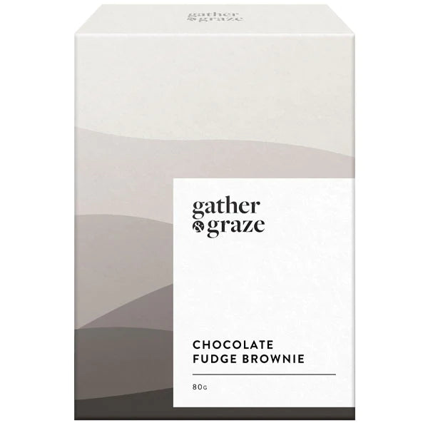 GATHER & GRAZE CHOCOLATE FUDGE BROWNIE 80G