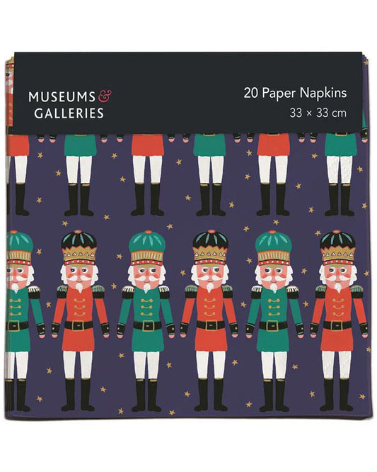 MUSEUMS & GALLERIES NUTCRACKER CHRISTMAS PAPER NAPKINS