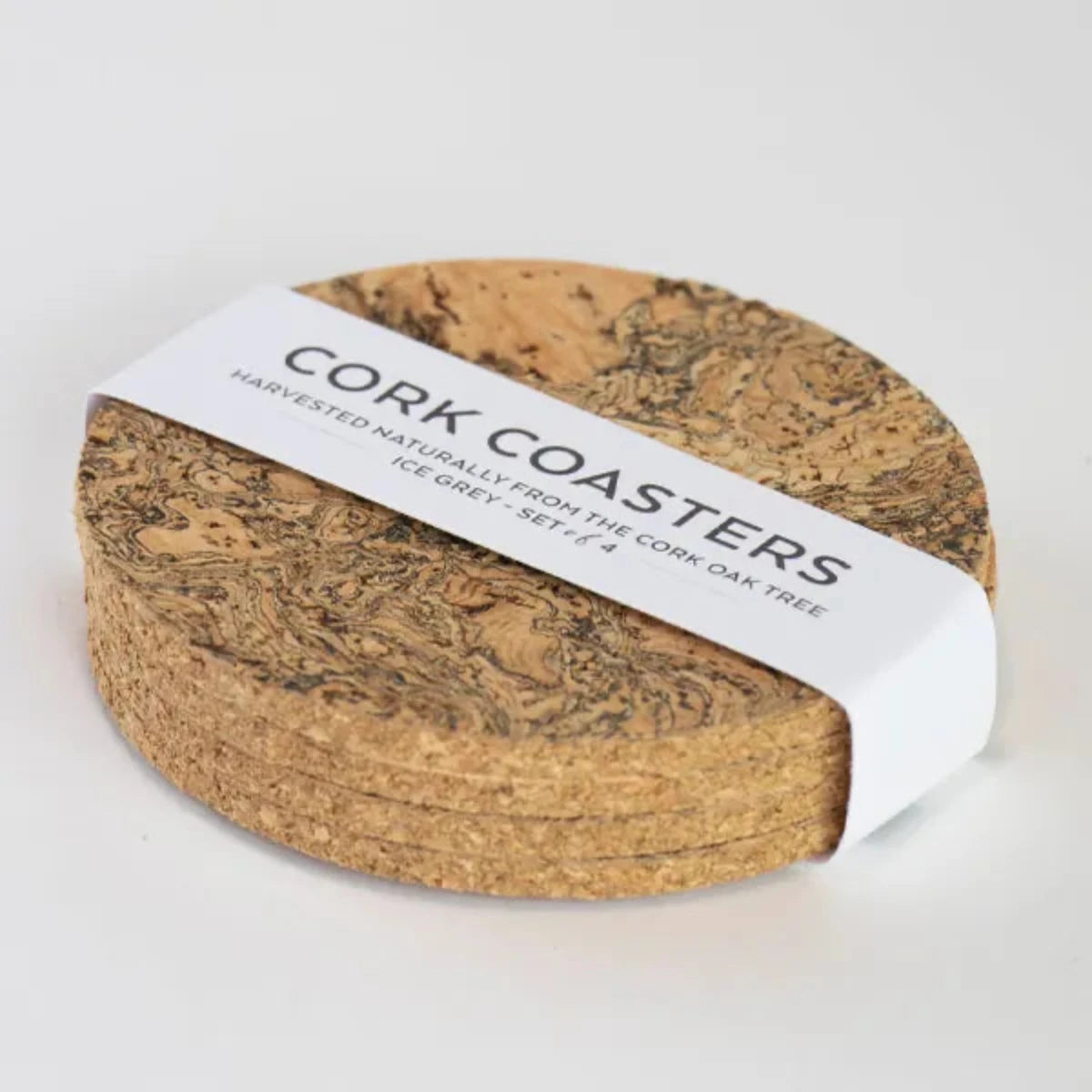 LIGA Natural Round Coasters - 4pk