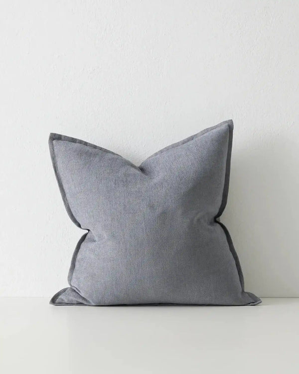 FIORE LINEN BLEND CHENILLE CUSHION 50 X 50CM choose from 9 colours