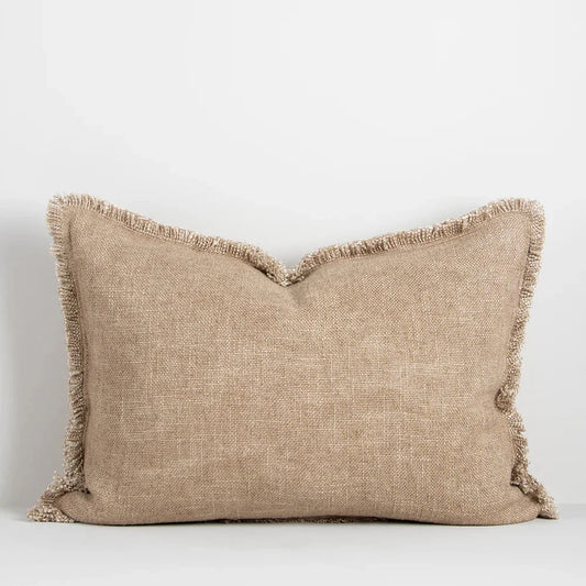 Dover Cushion with Feather Inner - Natural 40x60cm