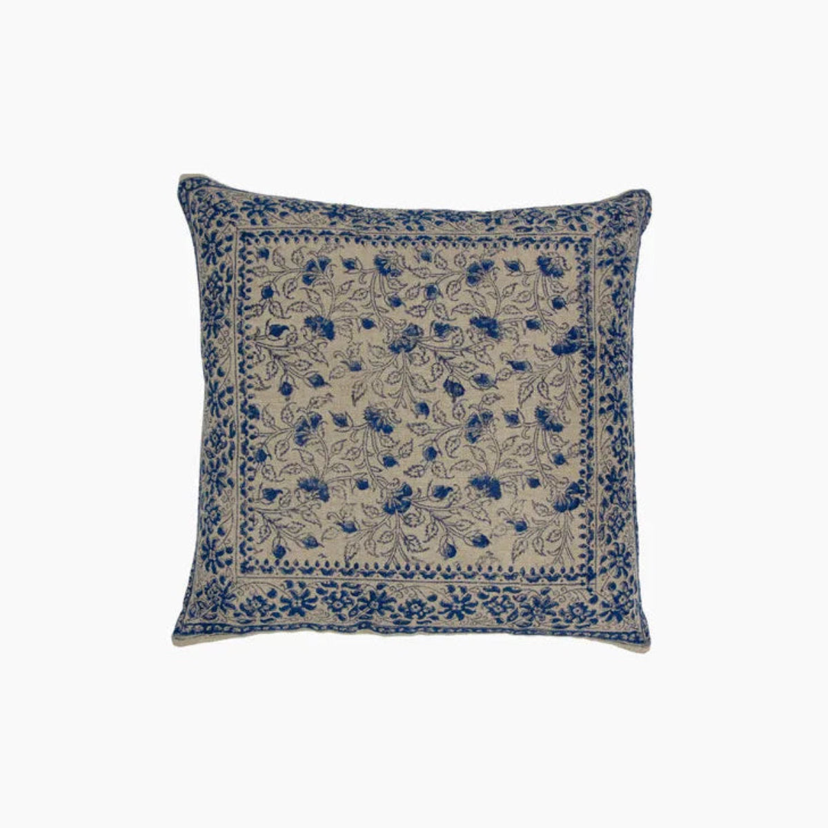 Sofia floral azure cushion