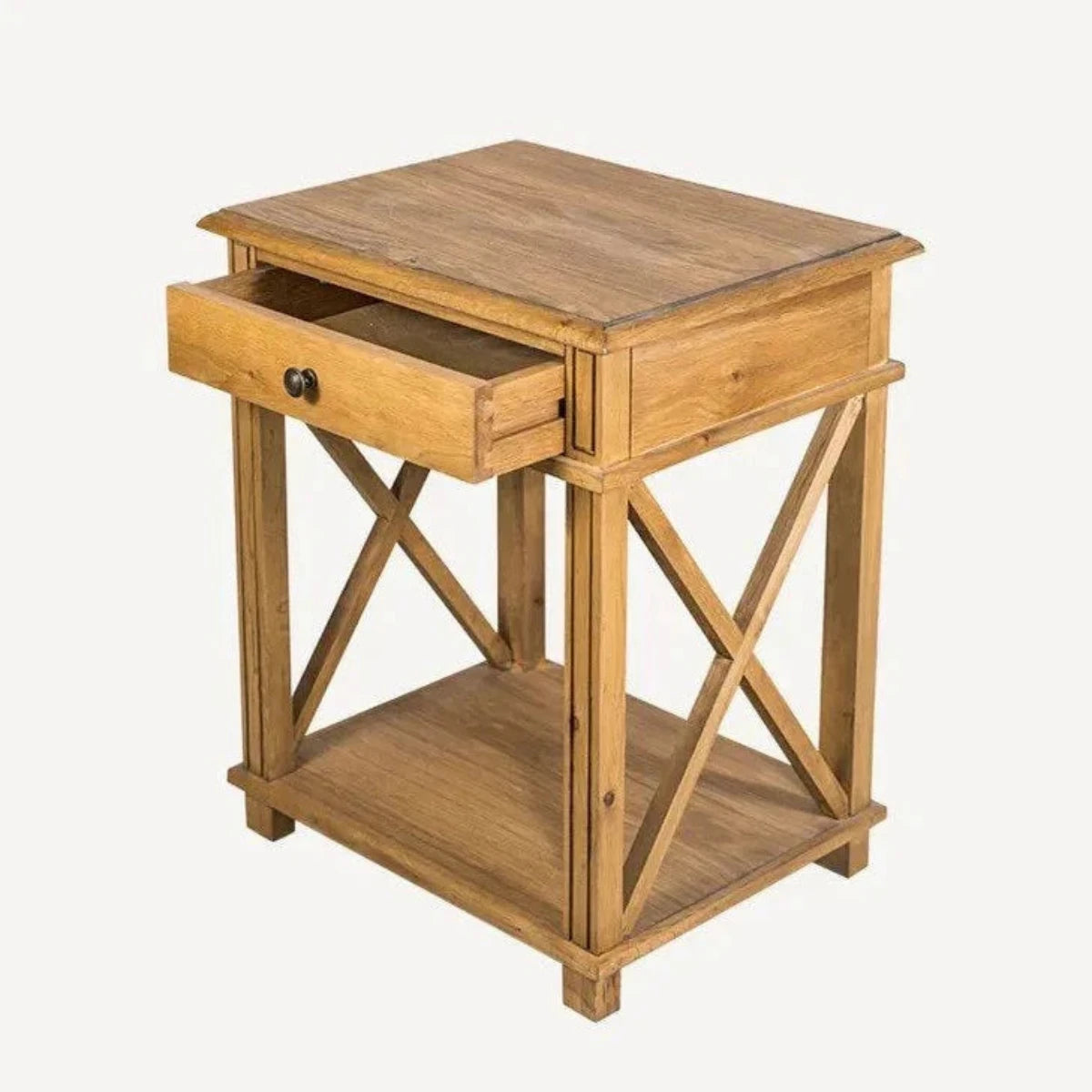 Villa Oak Bedside Table