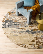 Fleur Round Floor Rug 210d