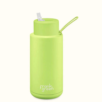 Frank Green Ceramic Reusable Bottle 34oz Straw Lid