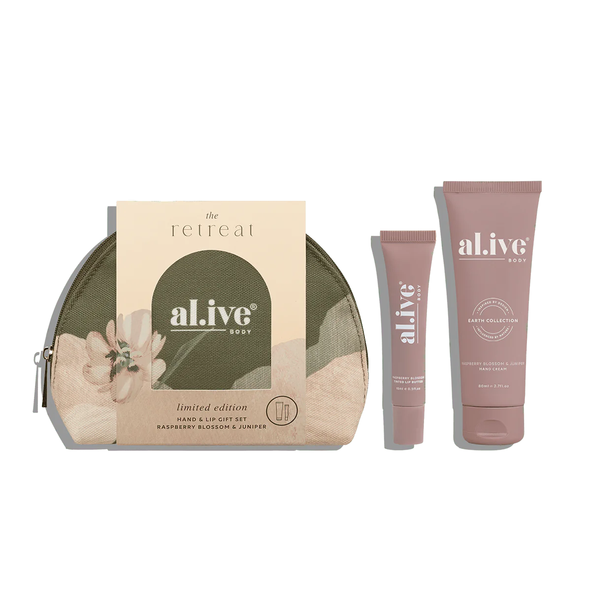 Hand & Lip Gift Set - Raspberry Blossom & Juniper