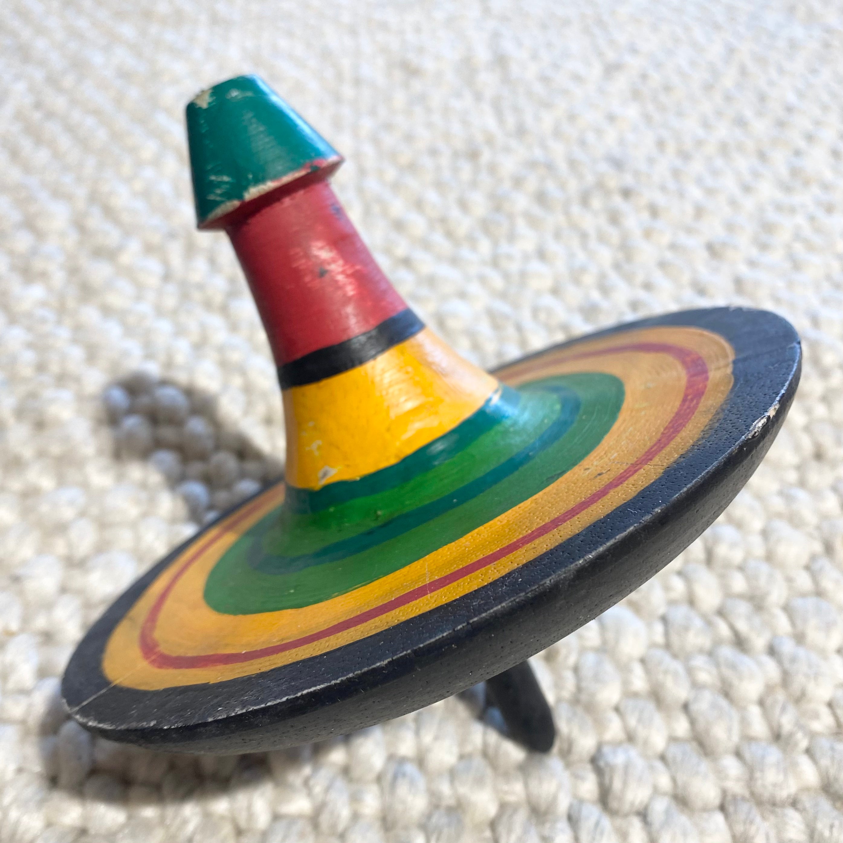 Vintage Spinning Top - Large