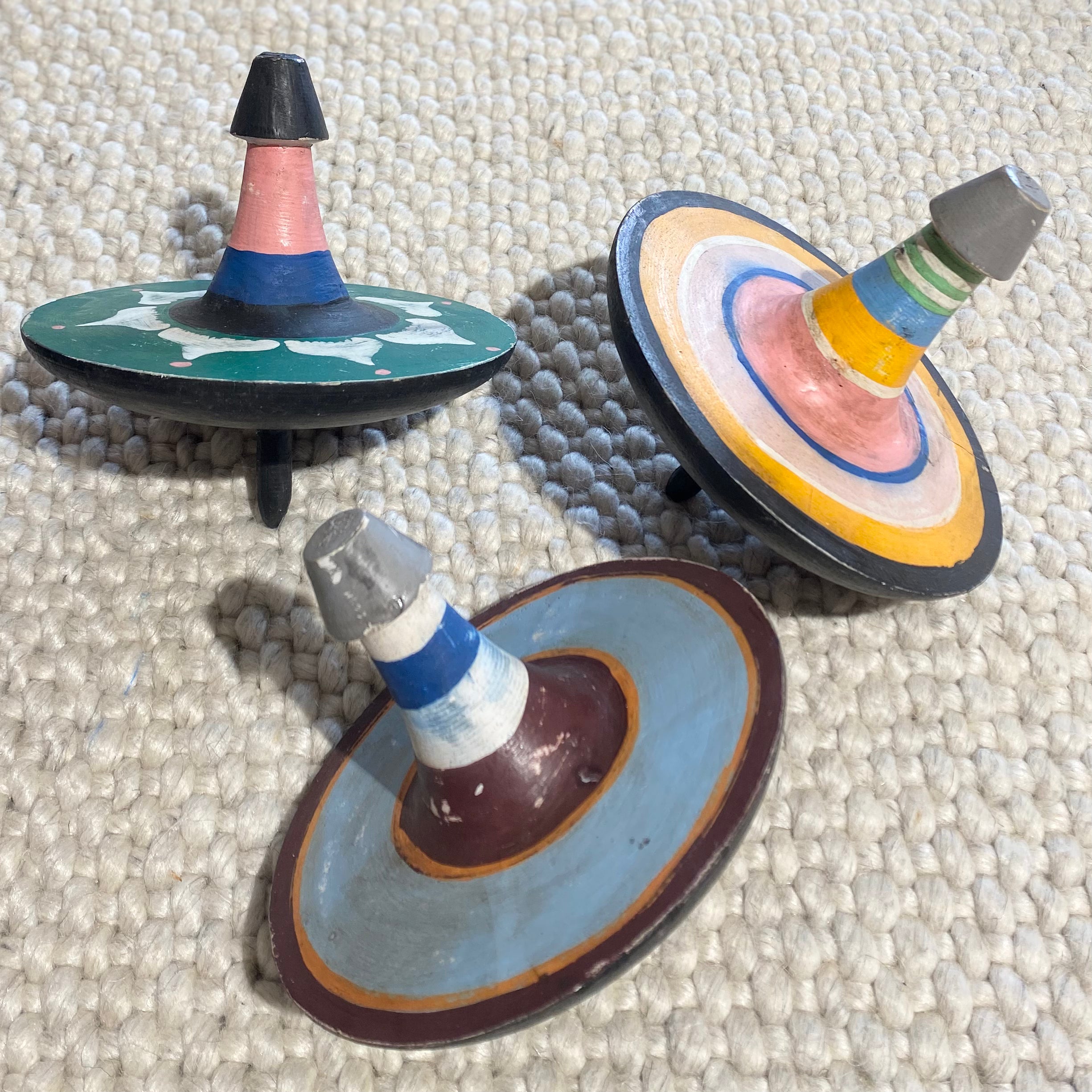 Vintage Spinning Top - Large