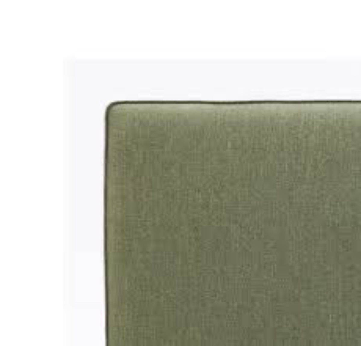 Piped Edge Headboard | Olive King/Super King - pre order