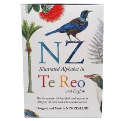 NZ Illustrated Alphabet Frieze in Te Reo Māori and English