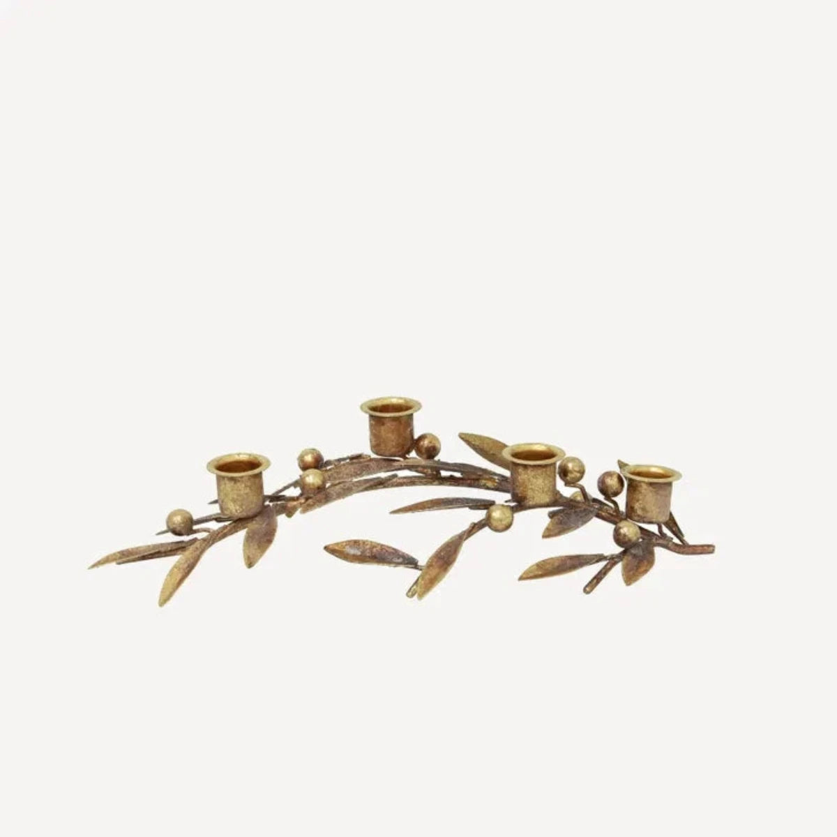 Mistletoe Iron Candleholder Large
