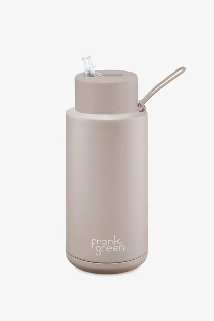 Frank Green Ceramic Reusable Bottle 34oz Straw Lid