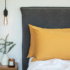 Nott Twin Pack Mustard Pillowcases
