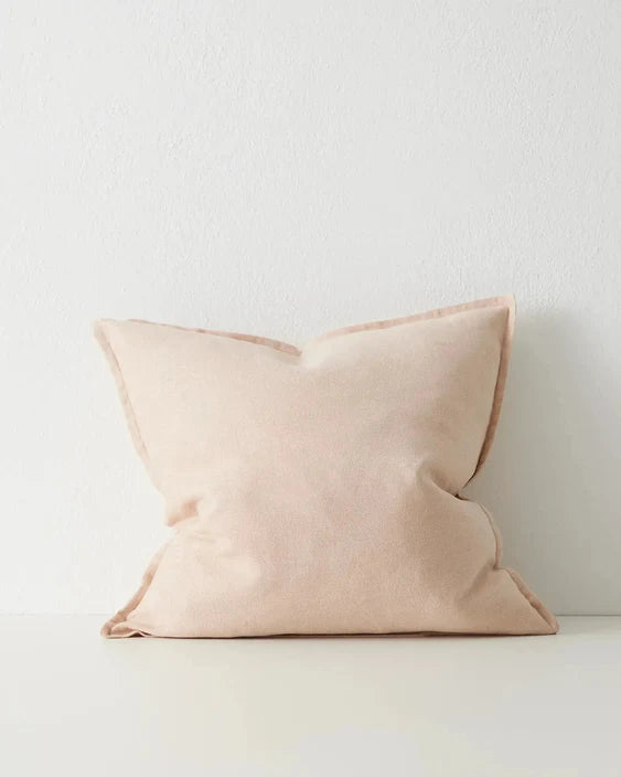 FIORE LINEN BLEND CHENILLE CUSHION 50 X 50CM choose from 9 colours