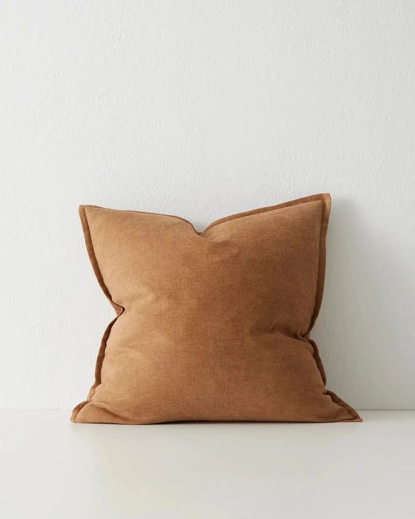 FIORE LINEN BLEND CHENILLE CUSHION 50 X 50CM choose from 9 colours